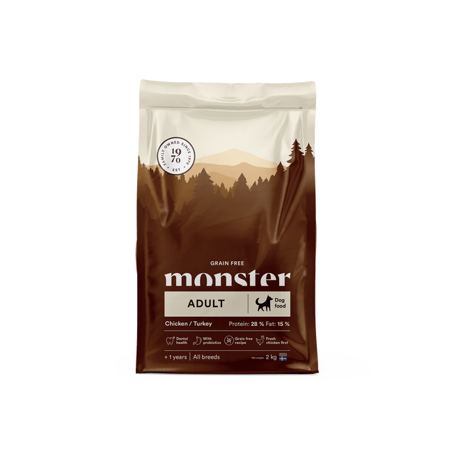 Monster Grain Free Adult Chicken / Turkey