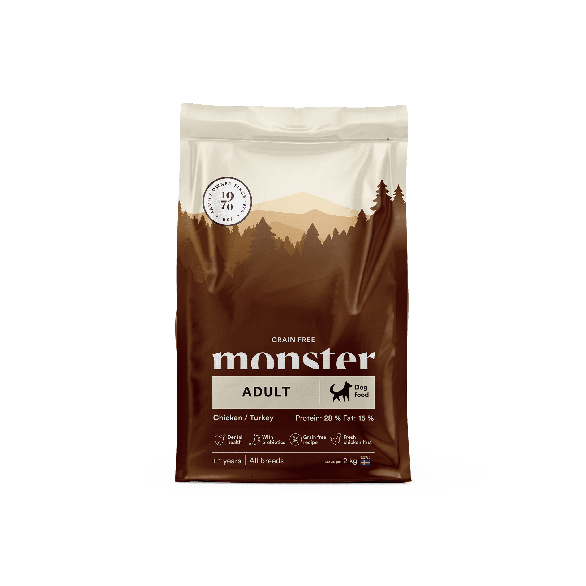 Monster Grain Free Adult Chicken / Turkey