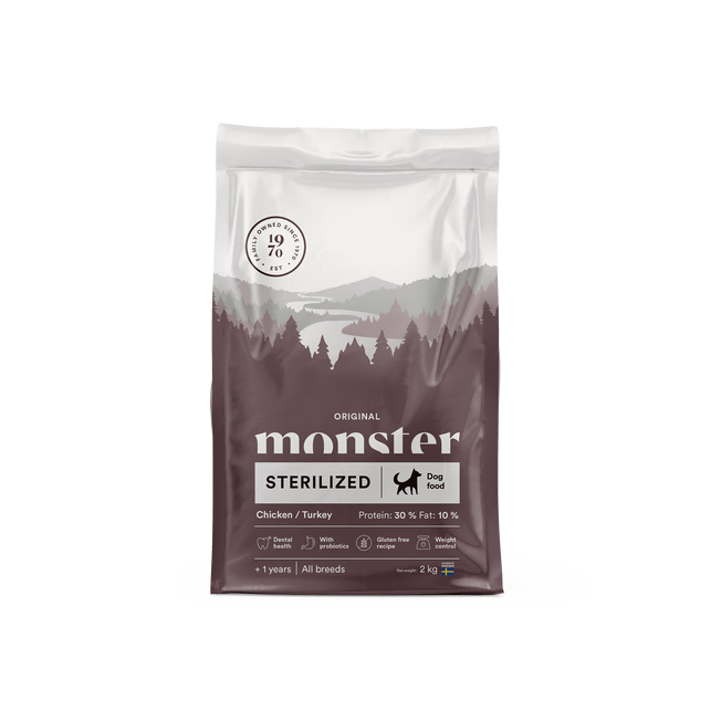 Monster Original Sterilized Chicken / Turkey